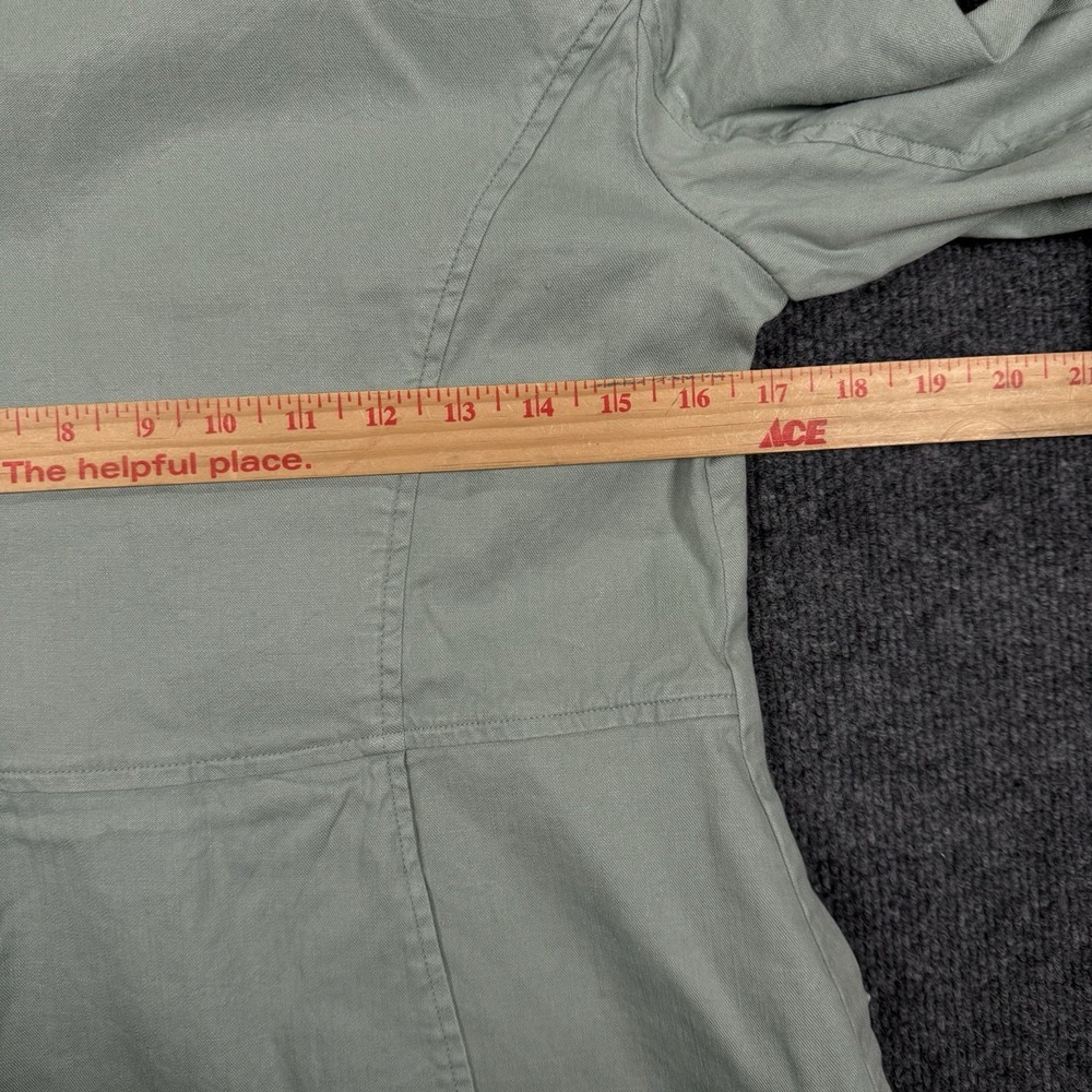 NWT Peruvian Connection Langley Jacket Opal Green Linen Cotton Blazer Women Sz 4 - Picture 9 of 10